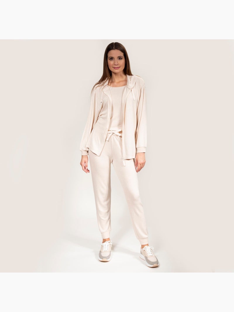 Sweat homewear femme Isotoner Beige - Kiabi