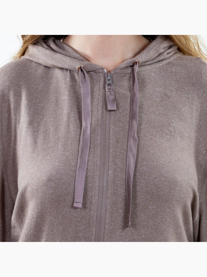Sweat homewear femme isotoner Taupe - Kiabi