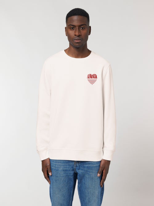 Sweat Homme - AMOUR COEUR 2 - Kiabi