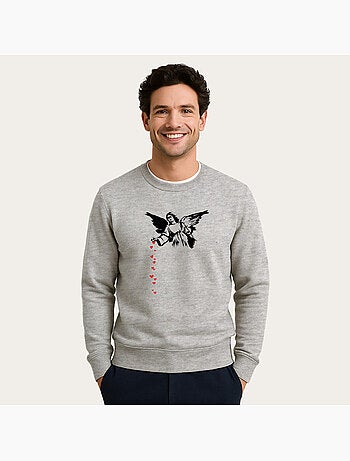 Sweat Homme - BANKSY ANGEL HEARTS