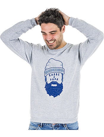 Sweat homme - barbe à papa - noël