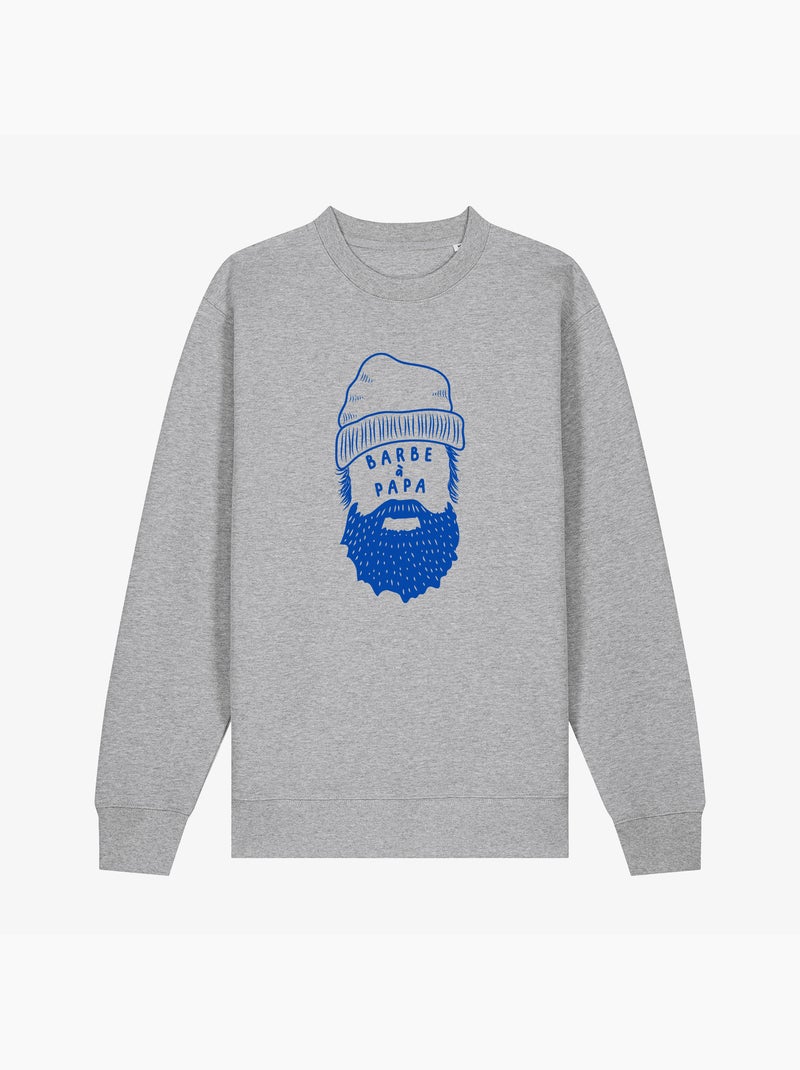 Sweat homme - barbe à papa - noël Gris chiné - Kiabi