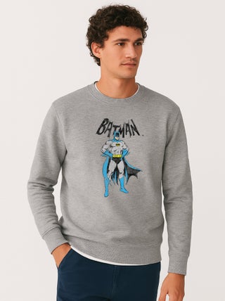 Sweat Homme - BATMAN GREY & BLUE