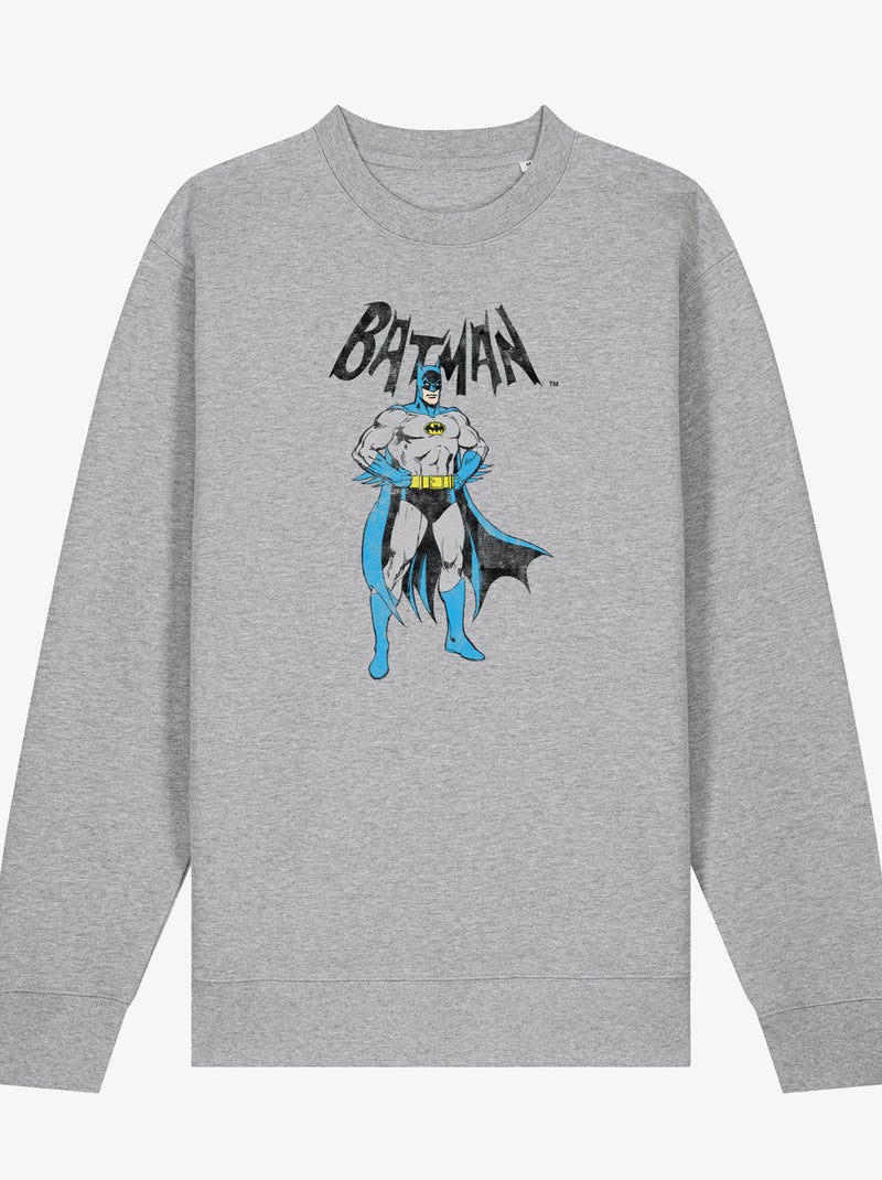 Sweat Homme - BATMAN GREY & BLUE Gris chiné - Kiabi
