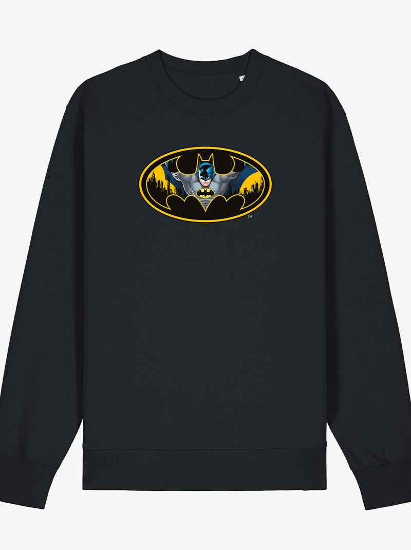 Sweat Homme - BATMAN LOGO COULEUR Noir - Kiabi
