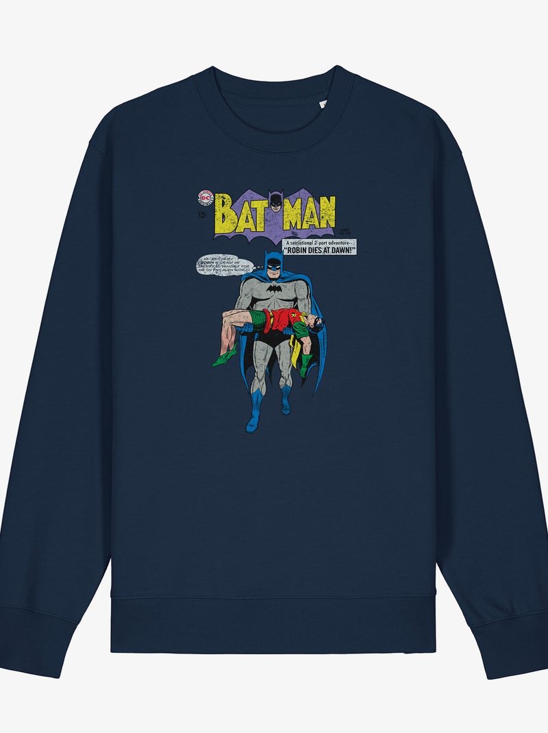 Sweat Homme - BATMAN & ROBIN Bleu marine - Kiabi