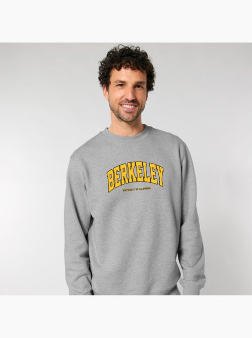 Sweat Homme - BERKELEY UNIVERSITY YELLOW - Kiabi