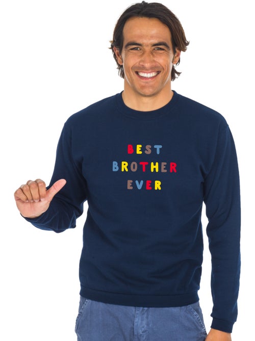 Sweat Homme - BEST BROTHER EVER COLORÉ WAF - Kiabi