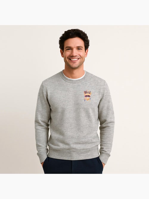Sweat Homme - BIG CHIEF CŒUR - Kiabi