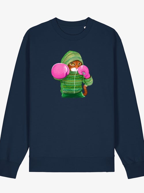 Sweat Homme - BOXING CAT GINGER - Kiabi
