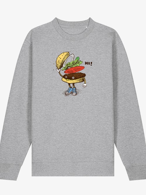 Sweat Homme - BURGER GREETING - Kiabi