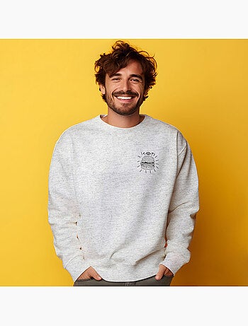 Sweat Homme - BURGER PUNK CŒUR