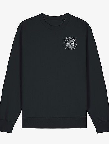 Sweat Homme - BURGER PUNK CŒUR