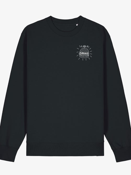 Sweat Homme - BURGER PUNK CŒUR - Kiabi