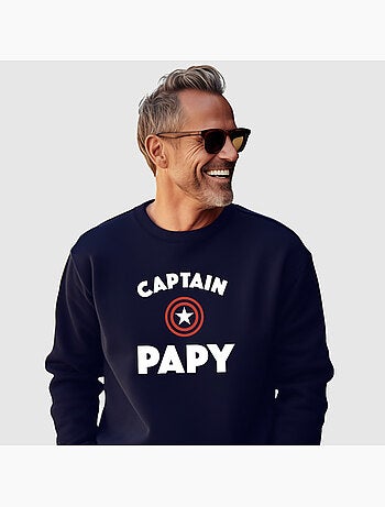 Sweat homme - captain papy - noël