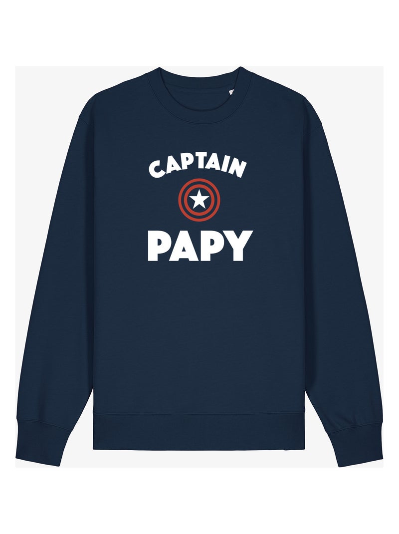 Sweat Homme - CAPTAIN PAPY Bleu marine - Kiabi