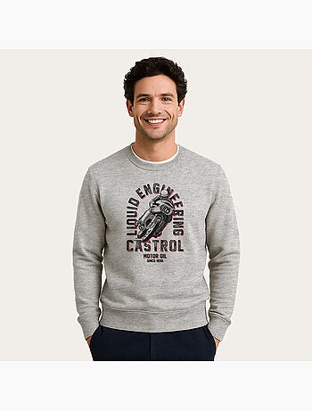 Sweat Homme - CASTROL RETRO MOTORBIKE