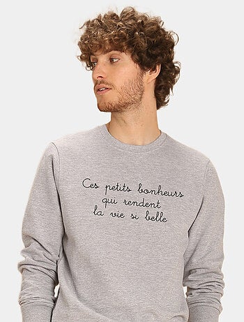 Sweat Homme - CES PETITS BONHEURS