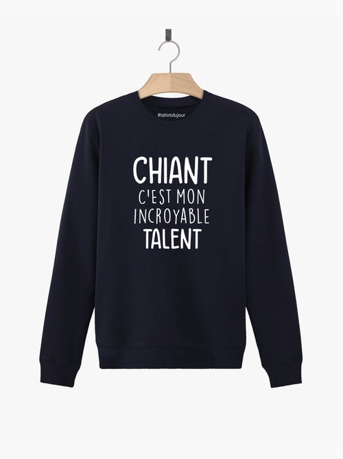 Sweat Homme - CHIANT C'EST MON INCROYABLE TALENT - Kiabi