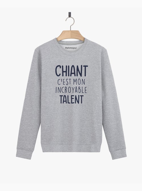 Sweat Homme - CHIANT C'EST MON INCROYABLE TALENT - Kiabi