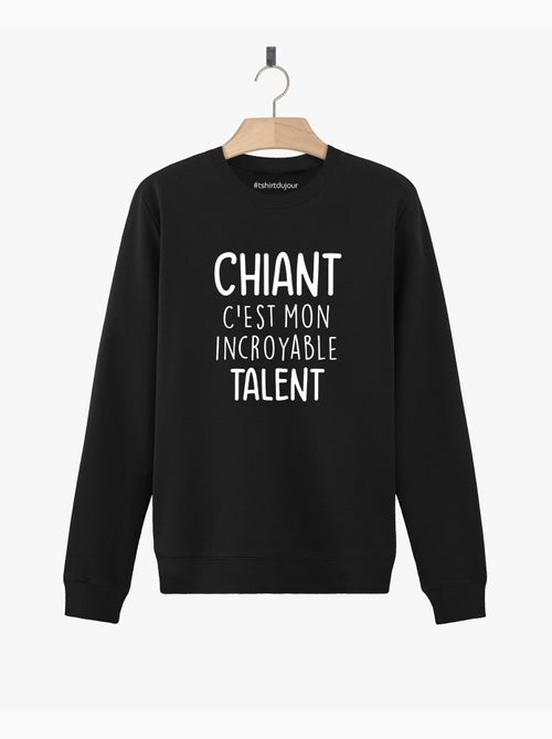 Sweat Homme - CHIANT C'EST MON INCROYABLE TALENT - Kiabi
