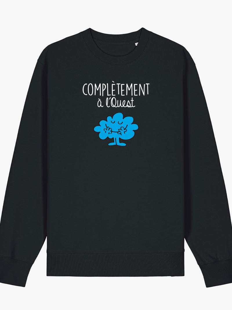Sweat Homme - COMPLÈTEMENT À L'OUEST Noir - Kiabi