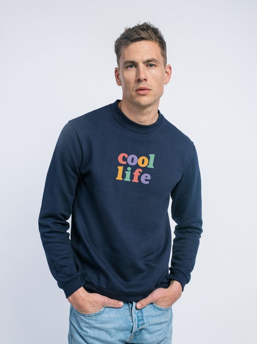 Sweat Homme - COOL LIFE - Kiabi