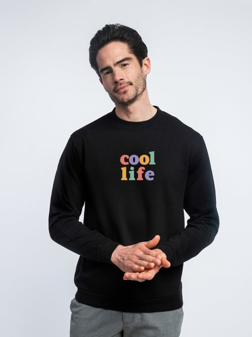 Sweat Homme - COOL LIFE - Kiabi