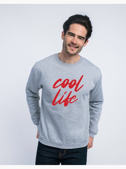 Sweat Homme - COOL LIFE WAF - Kiabi