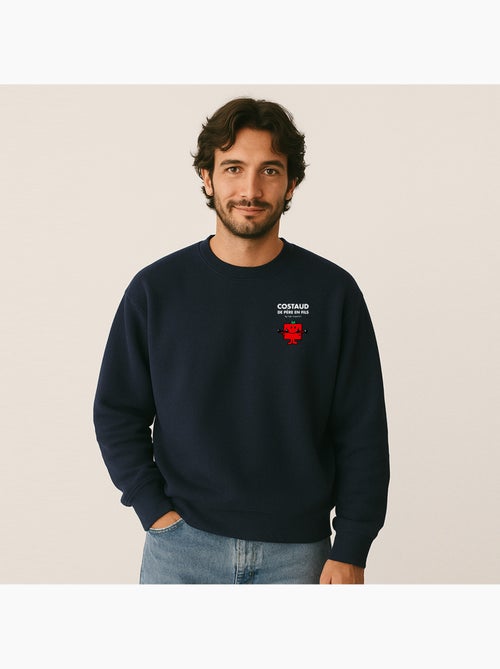 Sweat Homme - COSTAUD DE PÈRE EN FILS CŒUR - Kiabi