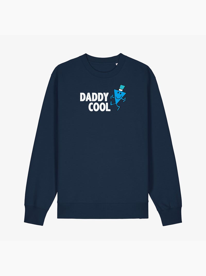 Sweat Homme - DADDY COOL FACE 2 Bleu marine - Kiabi