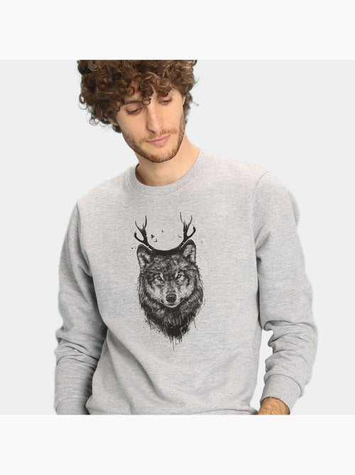 Sweat Homme - DEER WOLF - Kiabi