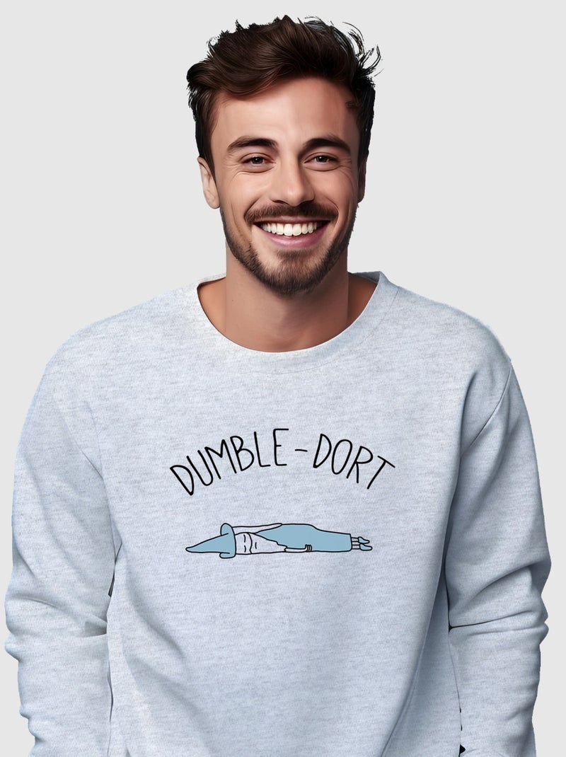 Sweat Homme - DUMBLE DORT Gris chiné - Kiabi