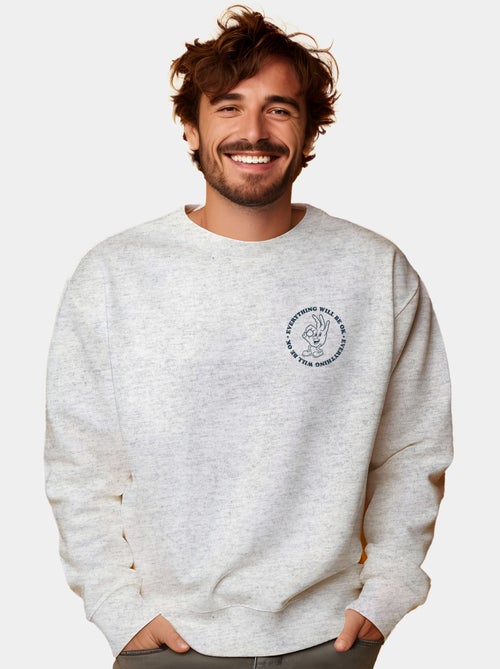 Sweat Homme - EVERYTHING WILL BE OK - Kiabi