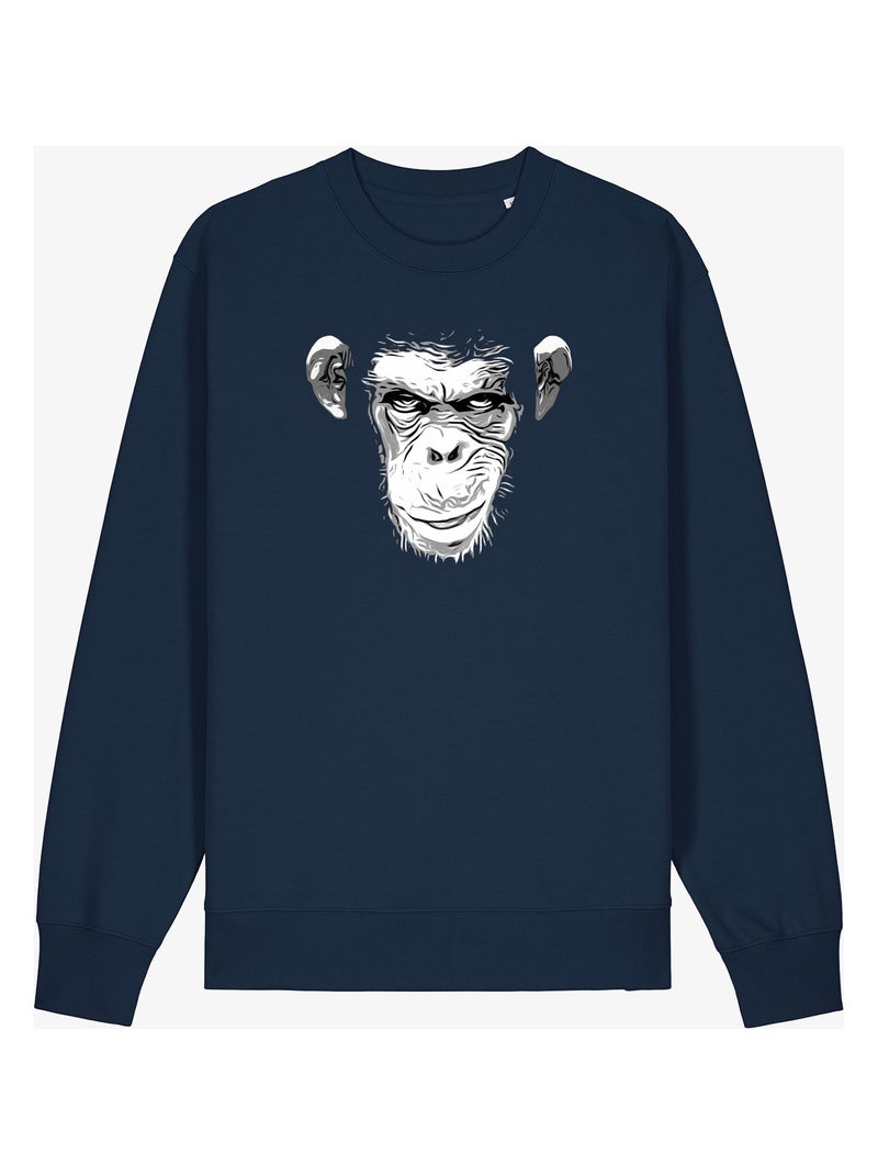 Sweat Homme - EVIL MONKEY Bleu marine - Kiabi