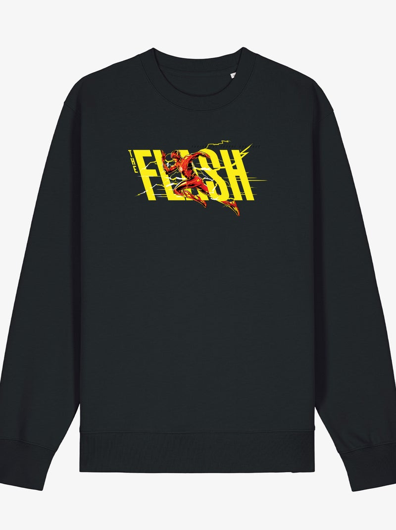Sweat Homme - FLASH YELLOW SAVING THE FUTURE AND PAST Noir - Kiabi