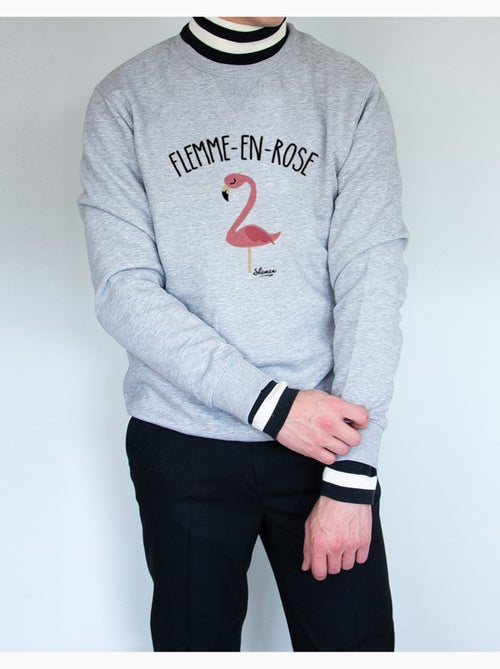 Sweat Homme - FLEMME EN ROSE - Kiabi