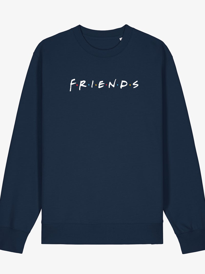 Sweat Homme - FRIENDS LOGO Bleu marine - Kiabi