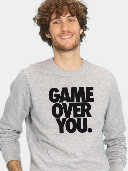 Sweat Homme - GAME OVER YOU - Kiabi