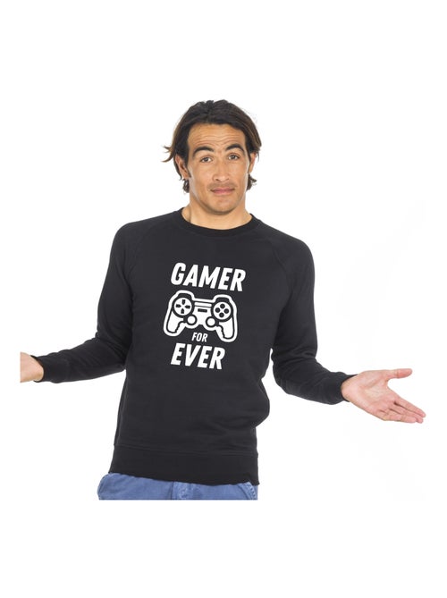 Sweat Homme - GAMER FOR EVER - Kiabi