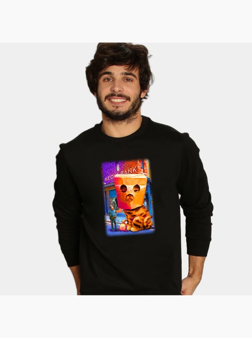 Sweat Homme - GIANT CAT ROBBERY - Kiabi