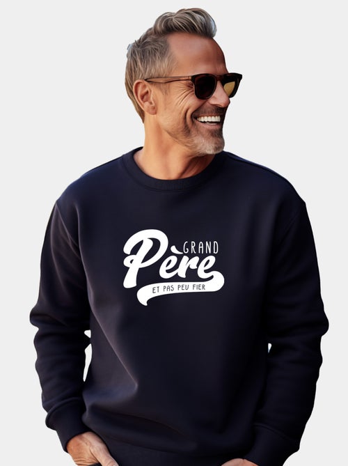 Sweat Homme - GRAND PÈRE ET PAS PEU FIER - Kiabi