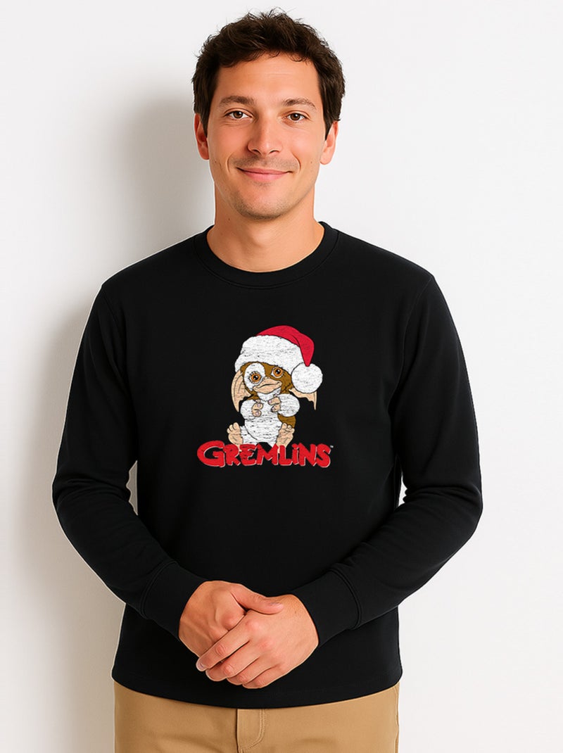 Sweat Homme - GREMLINS 1 Noir - Kiabi