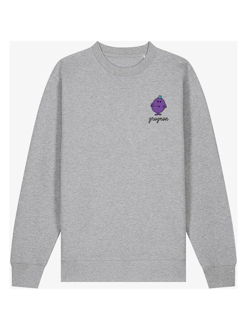 Sweat Homme - GROGNON COEUR Gris chiné - Kiabi
