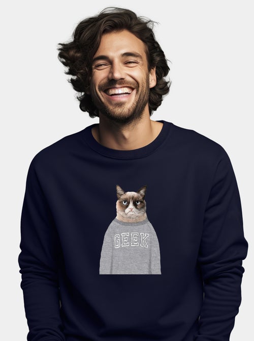 Sweat Homme - GRUMPY CAT - Kiabi