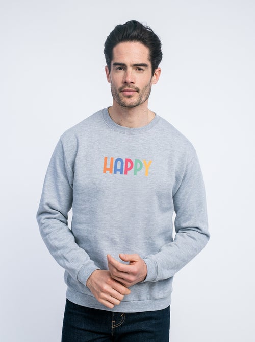 Sweat Homme - HAPPY COLORÉ - Kiabi