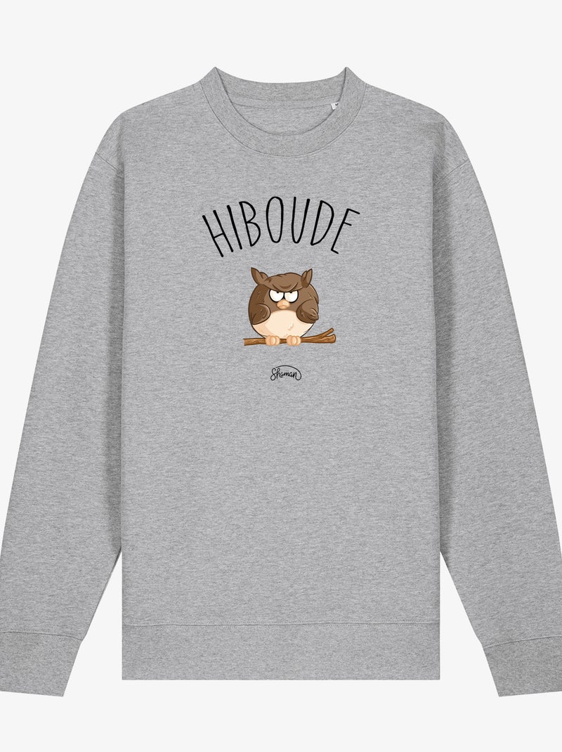 Sweat Homme - HIBOUDE Gris chiné - Kiabi