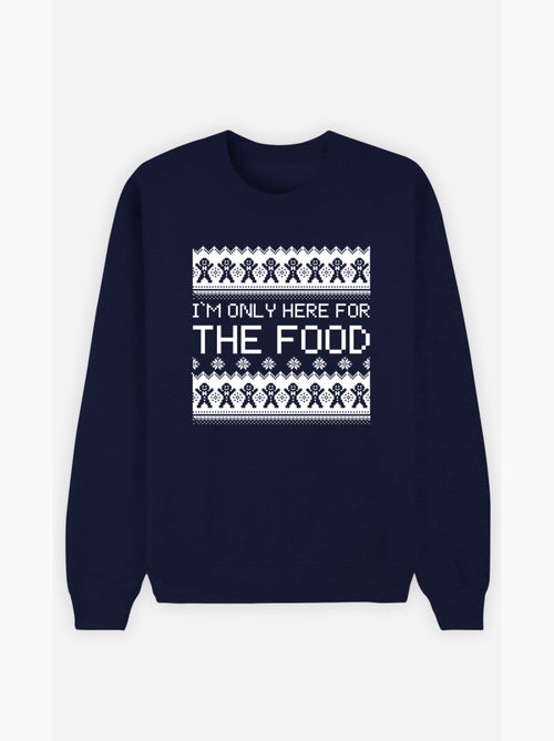Sweat Homme - I M ONLY HERE FOR THE FOOD - Kiabi