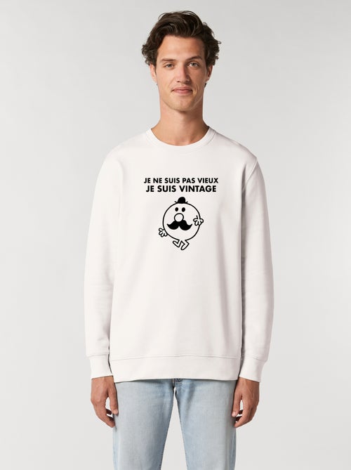 Sweat Homme - JE NE SUIS PAS VIEUX JE SUIS VINTAGE - Kiabi