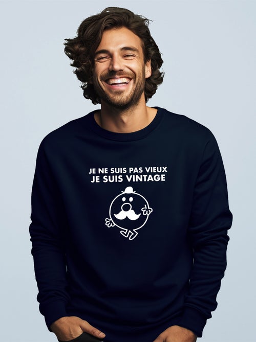 Sweat Homme - JE NE SUIS PAS VIEUX JE SUIS VINTAGE - Kiabi